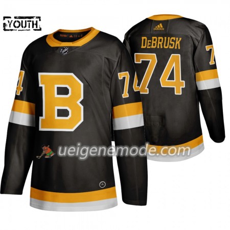 Kinder Eishockey Boston Bruins Trikot Jake DeBrusk 74 Adidas 2019-2020 Schwarz Authentic